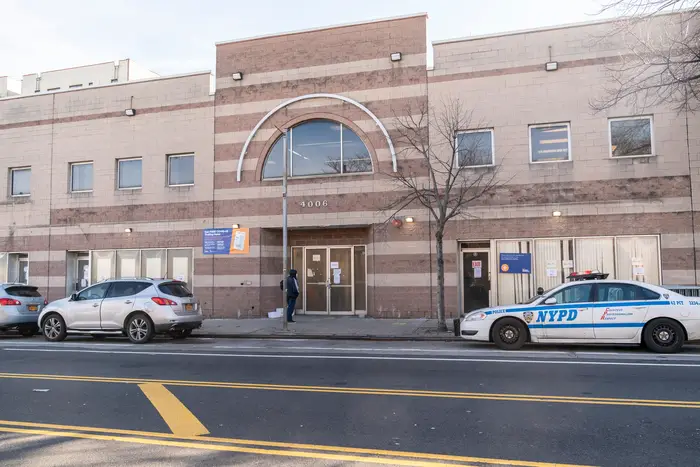 Bathgate Contract Postal Station serves as COVID-19 vaccine center that's run by New York City Health + Hospitals, January 10th, 2021.